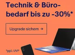 Ebay: Büro- und Technik-Sale mit bis 30 Prozent Rabatt