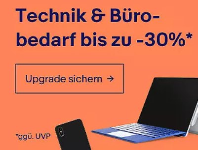 Ebay: Büro- und Technik-Sale mit bis 30 Prozent Rabatt