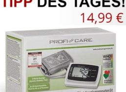 Druckerzubehoer: Blutdruckmessgerät „ProfiCare PC-BMG 3019“ für 14,99 Euro