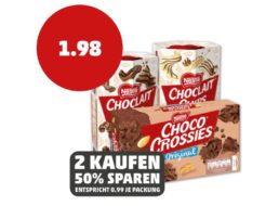 Penny: Choco Crossies und Choclait Chips zum halben Preis