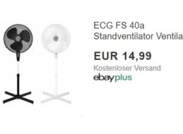 Ebay: Standventilator mit guten Bewertungen für 14,99 Euro frei Haus