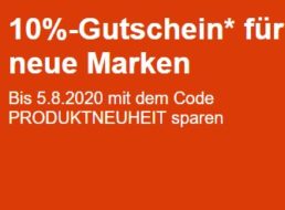 Ebay: 10 Prozent Rabatt auf Produktneuheiten