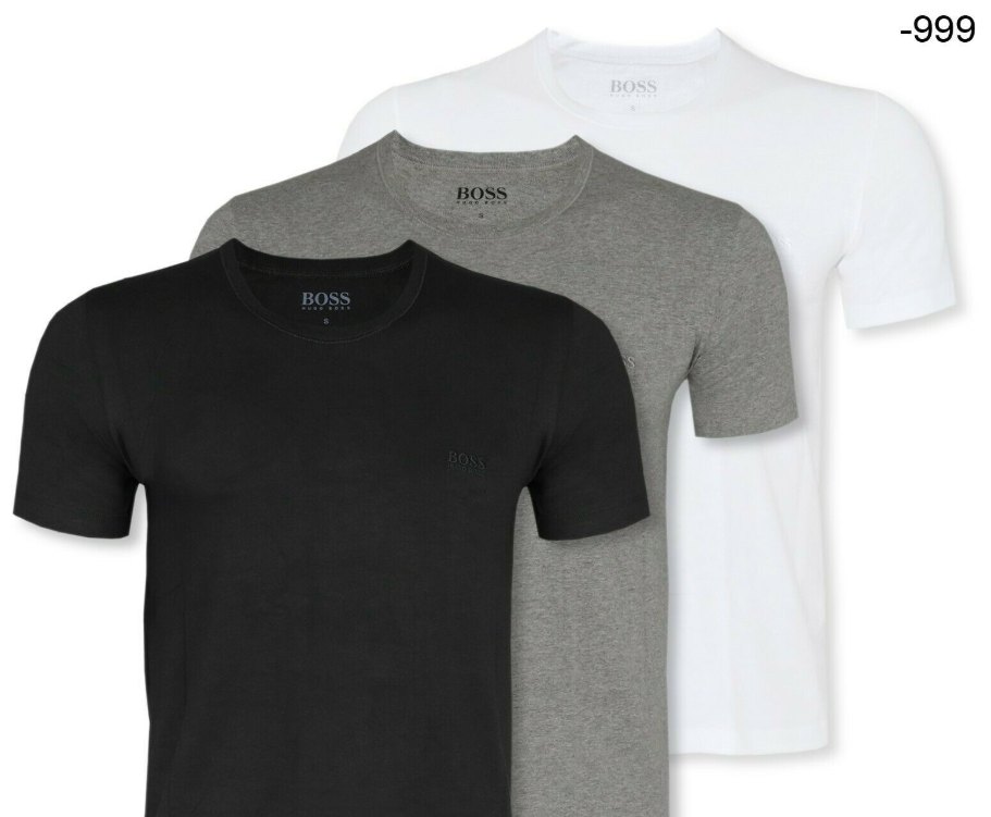 Hugo Boss: Dreierpack T-Shirts bei Ebay für 29,99 Euro