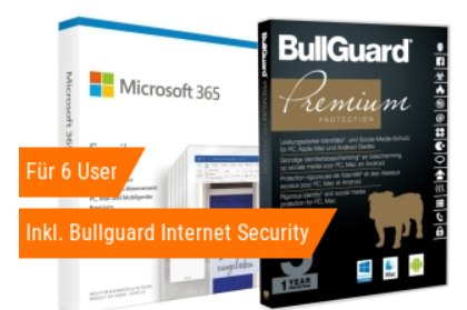 NBB: Office 365 Family mit Bullugard Internet Security für 47,62 Euro