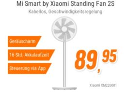 NBB: Xiaomi-Standlüfter mit Batteriebetrieb und App-Steuerung für 93,84 Euro