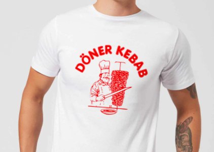 Knaller: Döner-T-Shirt ab 3,62 Euro frei Haus bei Aliexpress