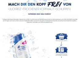 Head & Shoulders: Cashback-Aktion mit Zufriedenheitsgarantie