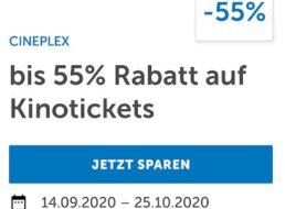 Lidl Plus: Fünf Cineplex-Tickets für 27,50 Euro