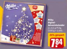 Rewe: Adventskalender mit Coupons über 10 Euro für 7,84 Euro