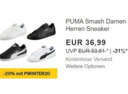 Puma: Sneaker für 29,59 Euro frei Haus dank Ebay-Gutschein