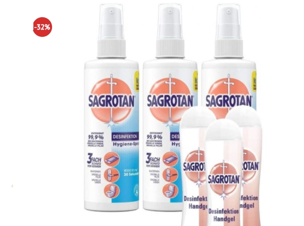 Dealclub: 6er-Pack Sagrotan-Sprays für 16,99 Euro frei Haus