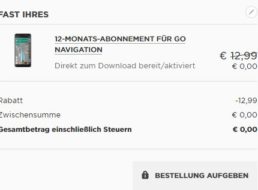 Gratis: Tomtom Go Navigation für 0 statt 12,99 Euro