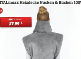 Dealclub: Heizdecke mit guten Bewertungen zum Bestpreis von 27,99 Euro