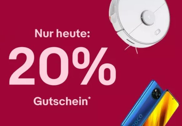 Sinlges Day: 20 Prozent Rabatt auf 1000 Artikel bei Ebay