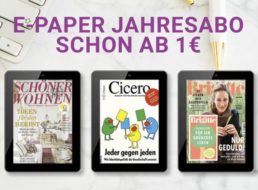 Cicero: ePaper im Jahresabo für 2,49 statt 117,60 Euro