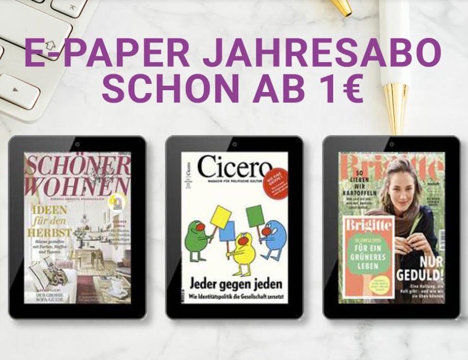 Cicero: ePaper im Jahresabo für 2,49 statt 117,60 Euro