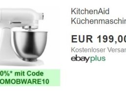 Ebay: Kitchenaid-Küchemaschine als B-Ware für 179,10 Euro frei Haus