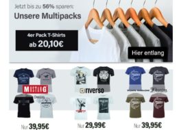 Jeans Direct: Viererpack Markenshirts ab 20,10 Euro