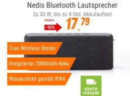 NBB: Outdoor-Bluetooth-Lautsprecher für 17,79 Euro frei Haus