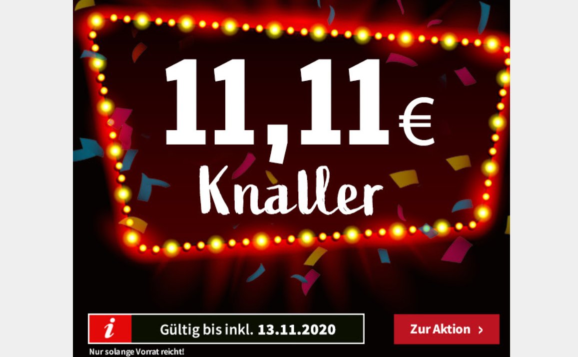 Völkner: 50 Artikel für 11,11 Euro plus Versand