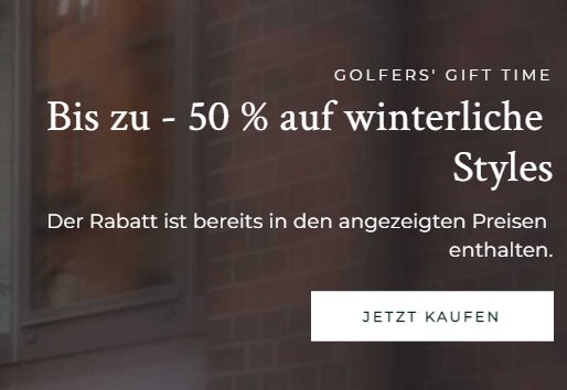 Golfino: 10 Euro Rabatt ab 60 Euro Bestellwert