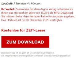 Gratis: Hörbuch „Der Schneesturm“ mit knapp 6 Stunden Spielzeit