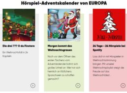 Gratis: Hörspiel-Adventskalender von Europa