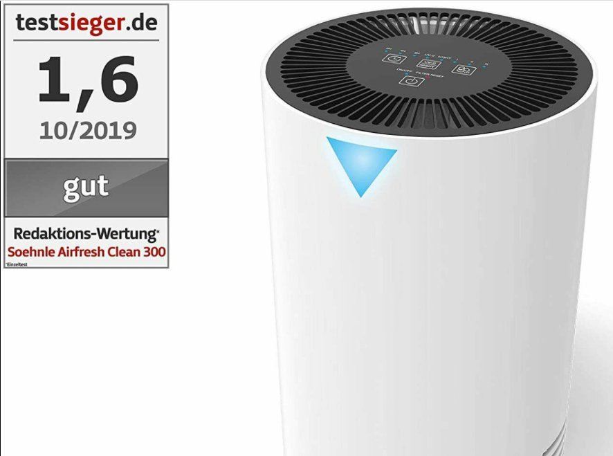 Ebay: Luftgreiniger mit UV-C-Licht für 104,99 Euro frei Haus