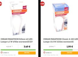 Osram: LED-Leuchtmittel beim Dealclub ab 1,49 Euro plus Versand