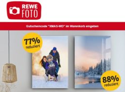 Rewe Foto: Leinwandbilder ab 7,90 Euro, Acrlyglas ab 6,90 Euro