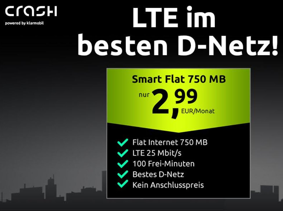 Telekom-Netz: 750 MByte Daten und 100 Freiminuten für 2,99 Euro