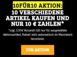 Dealclub: 10 Drogerieartikel nach Wahl für 10 Euro plus Versand