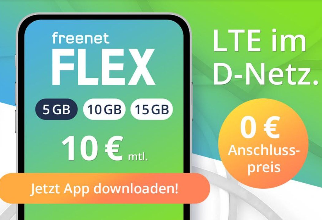 Knaller: Freenet Flex bis zum 6. Februar komplett gratis nutzen