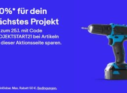 Ebay: Heimwerker- und Gartenartikel mit zehn Prozent Rabatt