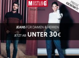 Jeans Direct: Mustang-Jeans für weniger als 30 Euro im Angebot