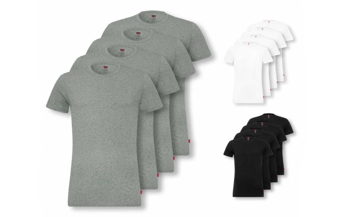 Levi's: Viererpack T-Shirts für 36,99 Euro frei Haus