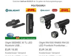 Olight: Sale auf Ebay mit 15 Prozent Rabatt auf alles