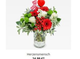 Valentinstag: Strauß „Herzensmensch“ für 25,98 Euro mit Versand