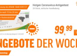 NBB: 20er-Pack Antigen-Schnelltest für 99,99 Euro