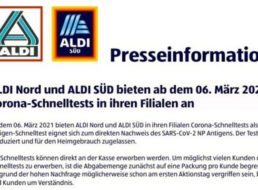 Aldi: Corona-Schnelltests im Fünferpack für 25 Euro ab 6. März