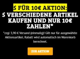 Dealclub: Fünf Artikel nach Wahl für 10 Euro plus Versand