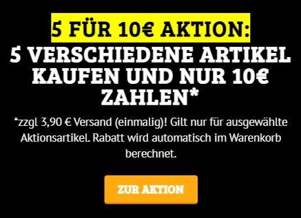 Dealclub: Fünf Artikel nach Wahl für 10 Euro plus Versand