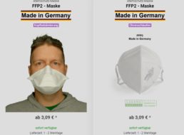 Exklusiv: FFP2-Masken „Made in Germany“ mit 10 Prozent Extra-Rabatt