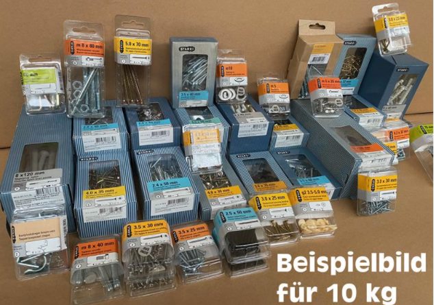 Ebay: 10 Kilogramm Schrauben für 19,99 Euro frei Haus