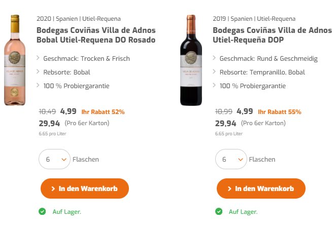 Exklusiv: Goldprämierte Weine aus Spanien für 47,88 Euro im 12er-Pack