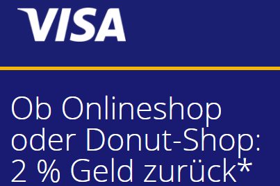 Visa: Bis zu 50 Euro geschenkt via Cashback-Aktion