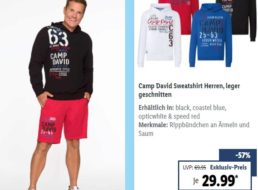 Lidl: Mode von „Camp David“ für kurze Zeit mit Rabatt