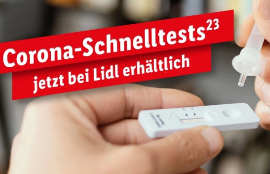 Lidl: Corona-Schnelltest im Fünferpack für 21,99 Euro im Onlineshop