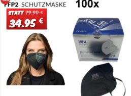 Dealclub: 100 FFP2-Masken für 34,95 Euro frei Haus