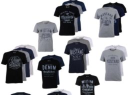 Mustang: Viererpack T-Shirts für 39,95 Euro via Ebay